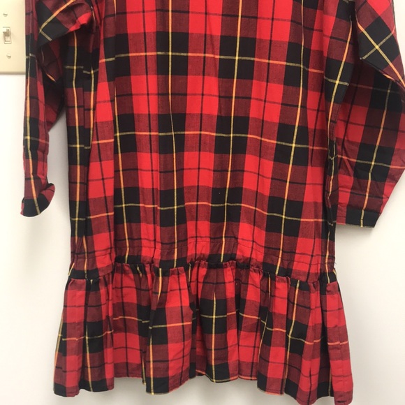 Supre oversize plaid mini dress or tunic - Picture 6 of 7